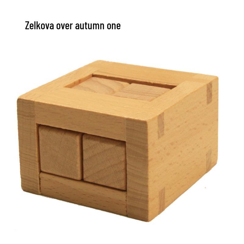 100-Piece Kongming Lock Wooden Puzzle Set for Kids and Adults