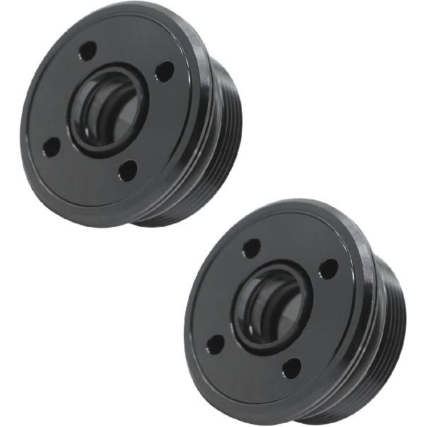 4PCS Tilt Cap/Gland with Seals Replacement for 61A-43811-00-00 Fit for Yamaha Outboards 200 225 250 300HP V6 3.3L End Cap Tilt Cylinder FSM022 Pack