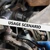 Car Lower Control Arm Disassembly Tool Manganese Steel Ball Joint Separator Leverage Drive Shaft Separation 1/2" Drive Adapter