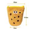 Snack Cookies Cartoon Cookies Plush Bag Foldable Vertically Cookies Plush Pencil Pouch  Office