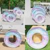 New Glittery Letter Kids Swim Ring Baby Swimming Men And Women Infant With Handle Anti-flip