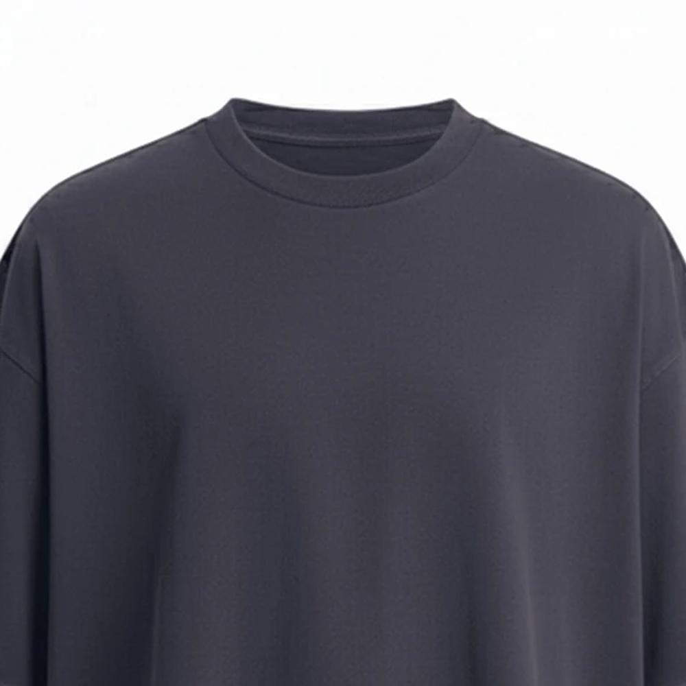 Awdis Mens Boxy Heavyweight Cropped T-Shirt