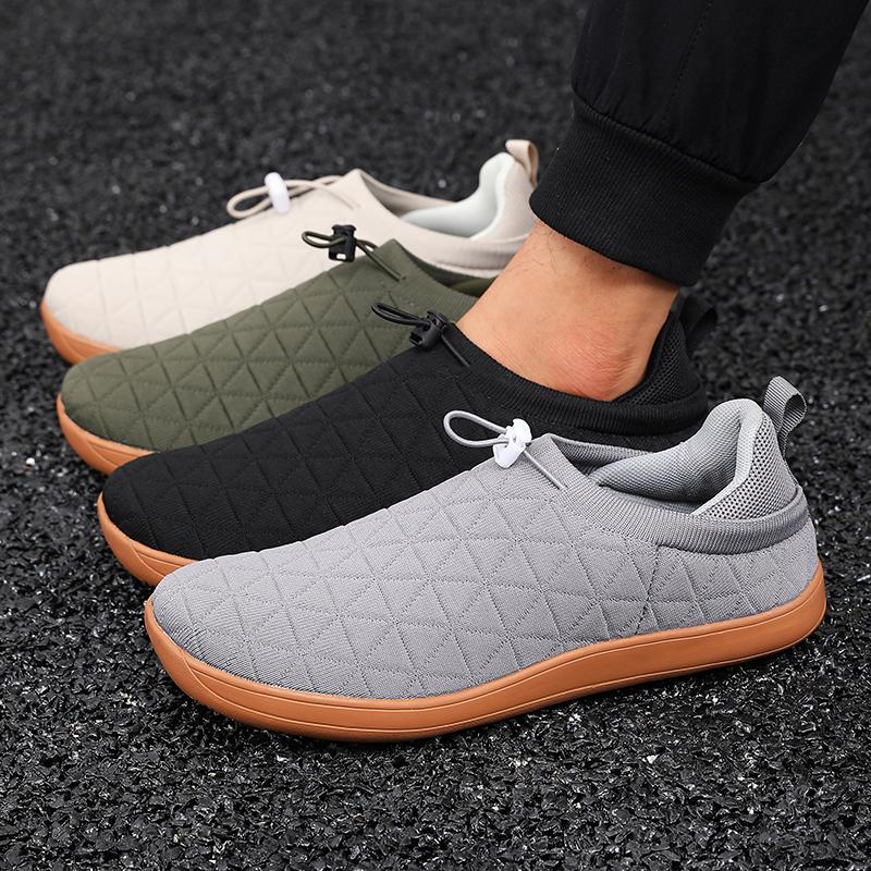 Minimalist and Unisex Wide Mesh Shoes for  Walking and Casual Outdoor Activities with Soft Soles Suitable for Travel