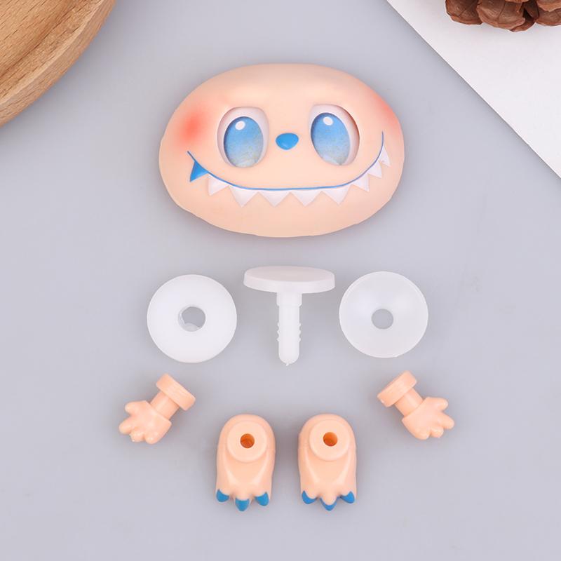 Labubu Vinyl Face 3Rd Big Into Energy Id Hand Foot Doll Accessories Facial Accessories Diy Blind Box Handmade Switching Emotions