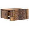 Wall Mounted Nightstand Reclaimed Wood Look 49 x 34.5 x 24 cm