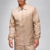 Jordan Solid Color Zip-Up Casual Sports Jacket Men Jackets Khaki FD7424-200