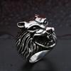 Retro Jewelry Exaggerated Men's Wolf Head Trendy Versatile Fashion Ring