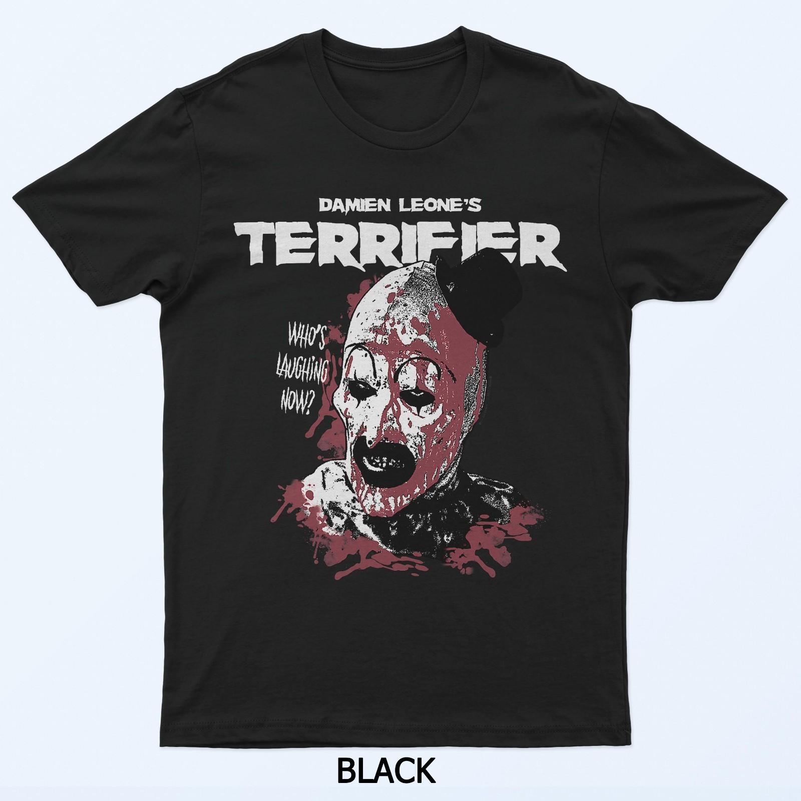 Terrifier Поношенная Графика Арт Клоун Футболка Ужасы S