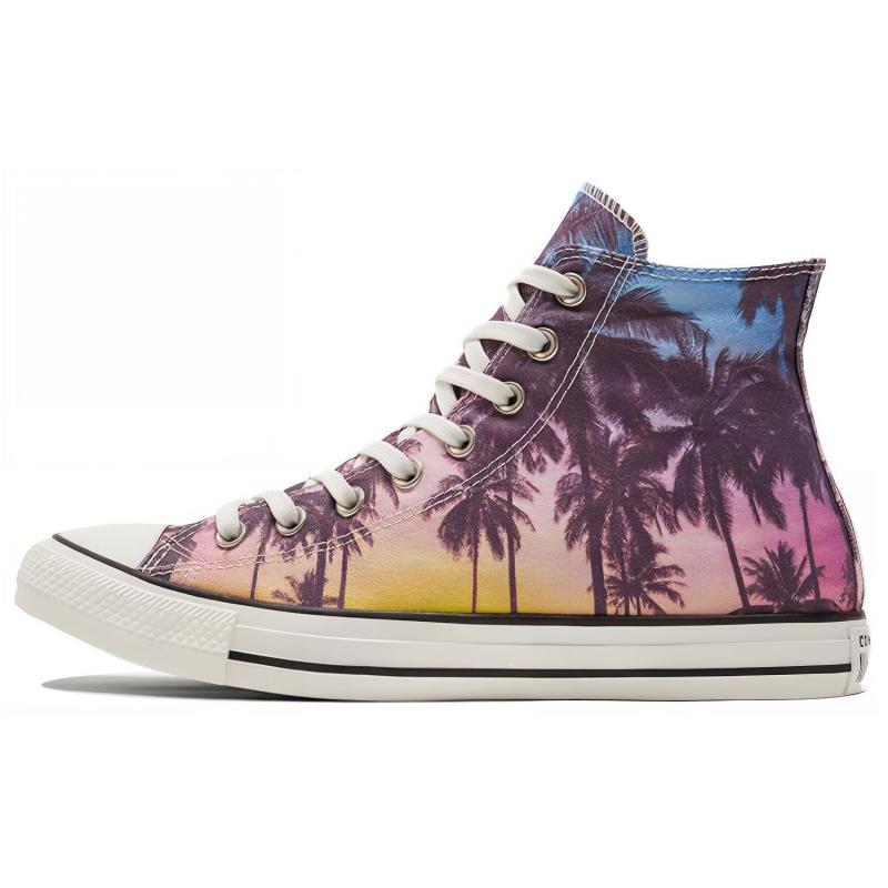 Converse Chuck Taylor All Star Comfortable and Versatile High Top Espadrilles Unisex Sunset Palm