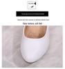 Nurse Soft Sole White Wedge Mary Jane Loafers - Comfortable Spring Shoes for Women