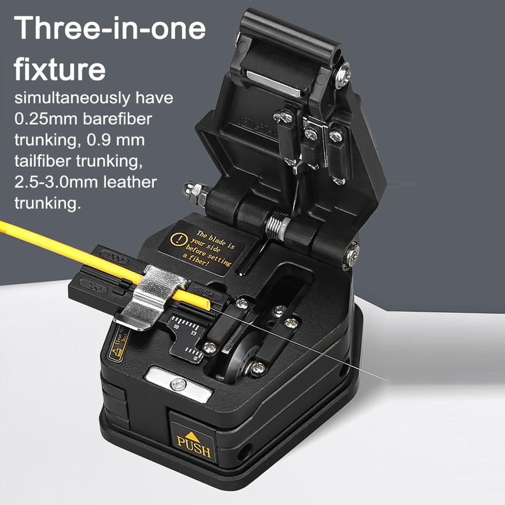 Fiber Kesici Kablo Kesme Aleti FTTT Fiber Optik Kesici Tungsten Çelik Bıçaklı Kesiciler 3'ü 1 Arada