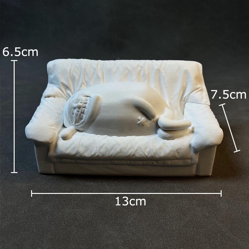 

Funny Leisure Figures Plaster Statue Desk Decoration Ornaments Creative Artwork Characters Sculpture Room Aesthetic Decor
