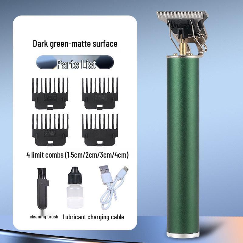 Profesyonel Elektrikli Saç Kesme Makinesi ve Gravür Jileti - Berber Makası Dahil