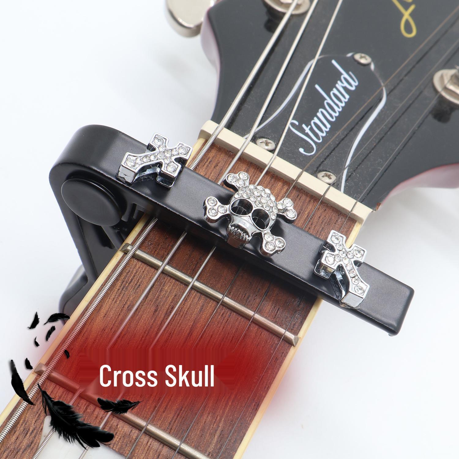 Готическая темная фолк акустико-электрическая гитара бас капо