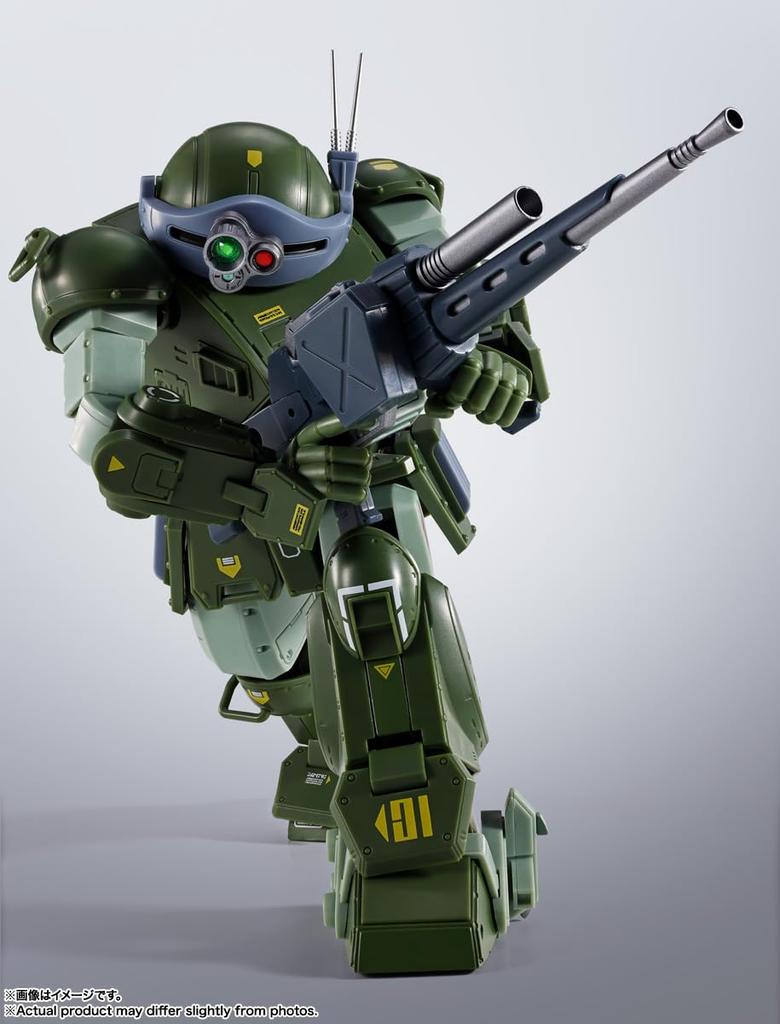 TAMASHII NATIONS R Armored Trooper Votoms Scope Approximately and PVC Action Figure HI-METAL Dog, 165mm, ABS, Die-cast, Pre-painted