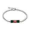 925 Sterling Silver Enamel Bracelets Unisex Silver 853846J89L0