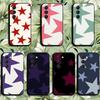 Fashion Vintage Large Stars Phone Case For Samsung Galaxy A52 A42 A32 A22 A12 A02S A72 A73 A51 A41 A31 A21S A71 A40 A30S A20S