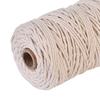 100m Twisted Home Decor Christmas Twine String Sewing Cords 100% Natural Beige Cotton DIY Rope