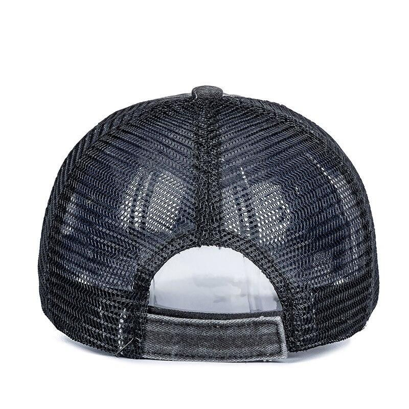 Nieuwe Casual Buitenpet Voor Mannen Vrouwen Eenvoudig Letter Patch Ontwerp Baseballpet Zomer Mode Streetwear Mesh Truckerpet