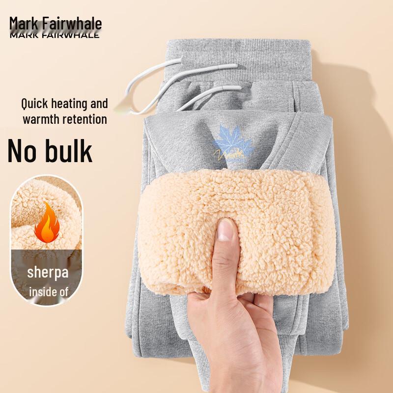 Mark Fairwhale Men's Winter Warm Fleece Lined Casual Pants