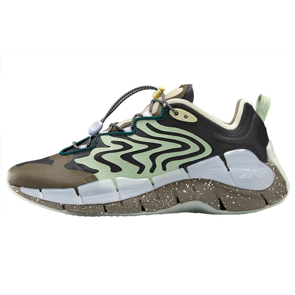 Reebok Brain Dead X Zig Kinetica 2 Mad Science - Aloe Green Unisex Sneakers Grey True-Grey-8 Terrain-Grey S23890
