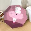 Adorable Ballerina Cat Pink Tutu Print Umbrella - Auto Open/Closed, Outdoor Gear,  Lightweight & Durable 085