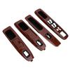 4 Stück Auto-Fensterschalter-Armlehnenverkleidung Ersatz für Toyota Camry 2001 2006 Türarmlehnenverkleidung Fensterschalter-Blende Zierleiste