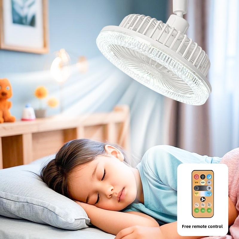 Smart Remote Control Iling Fan with LED Lighting Iling Fan with Lights Remote Control E27 Converter Base for Living Room