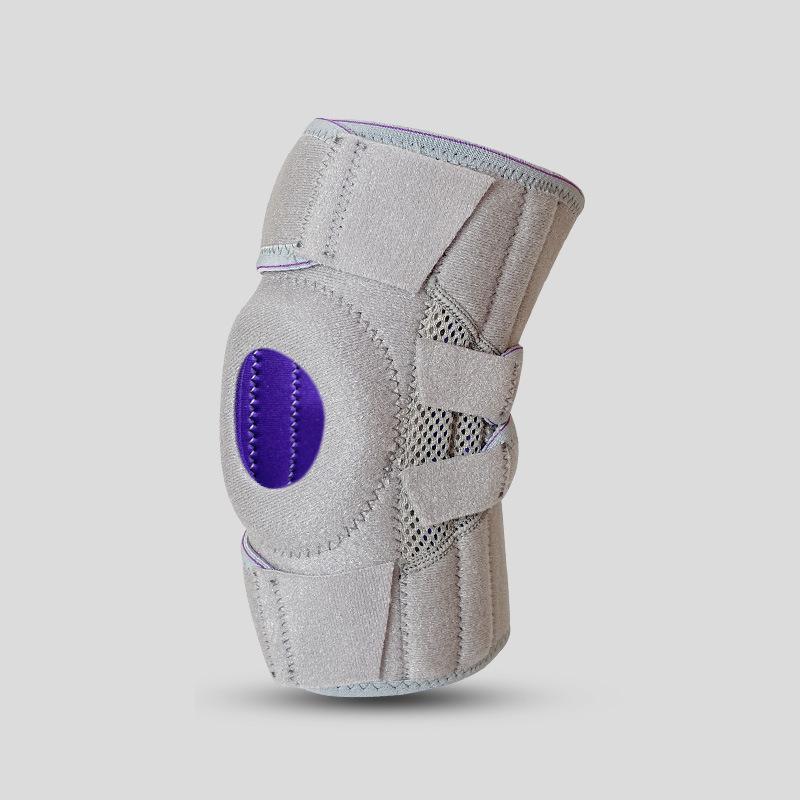 Enhanced Shock-Absorbing Knee Pad with Compression Straps