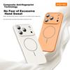 Magnetic Absorption Camera Button Full Coverage Phone Case for iPhone 17 Pro Max Ultra Thin Lens Anti-drop Semi-transparent Matte Menn Models