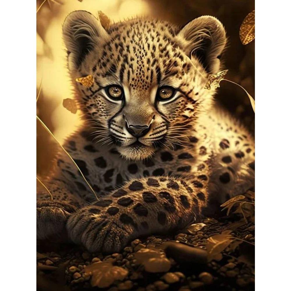 DIY Full Round Diamond Painting Cross Stitch 3D Animal Flower Home Decorative Art Style Diamond Painting 5d Diamond Art Painting