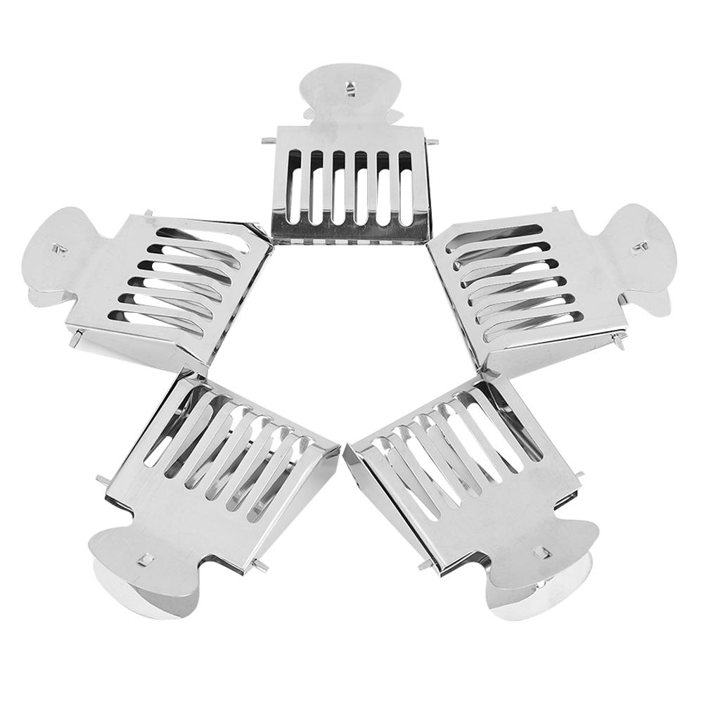 5Pcs BookClip Type Cage for Bee King Stainless Steel Escape Guard AntiRunning Device