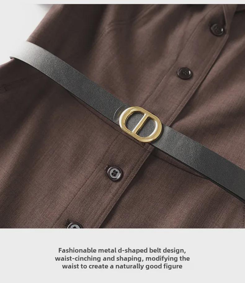 French Commuter Chic: Premium Light Luxury Women's Suit Dress