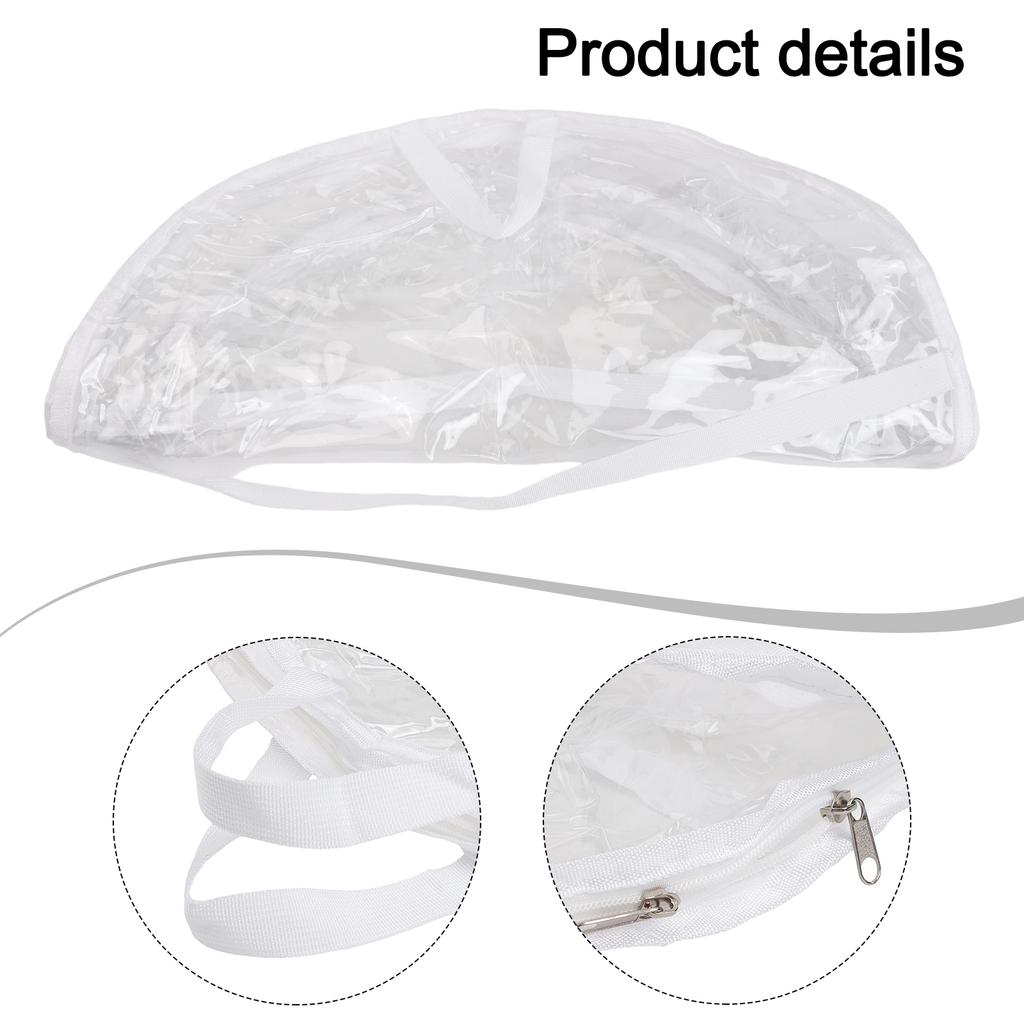 Xmas Lightweight Wreath Bag Christmas Wreath Storage Bag Ample Storage Space Clear Visibility Flexible Fitting
