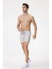 Solid Color Men's High-Elastic Cotton Running Shorts