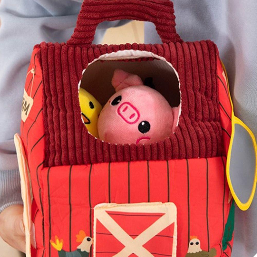 PP Cotton Simulated Baby Plush Animals Toy Animals Cognition Simulated Farm Animal Toy Kids Gifts