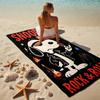 Custom Name Rock Star Quick-drying, highly absorbent beach towel,suitable for the beach, pool, gym, and travel.Sports sweat Towel