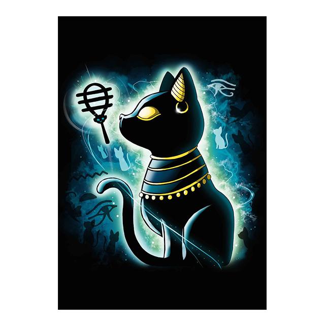 Cartoon Egyptian Mythology Anubis Bastet Print Poster Canvas Painting Modern Wall Art Picture For Living Room Bedroom Home Decor