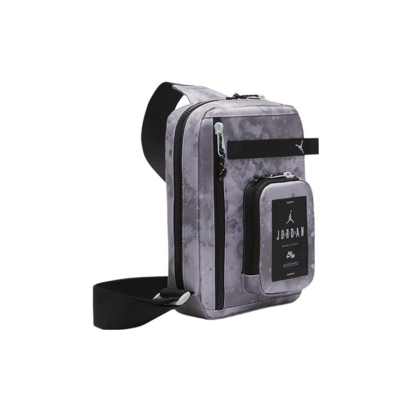 Jordan Polyester Shoulder Bag, Crossbody Bag Regular Unisex Mid Gray & Black Jordan FV2564-062