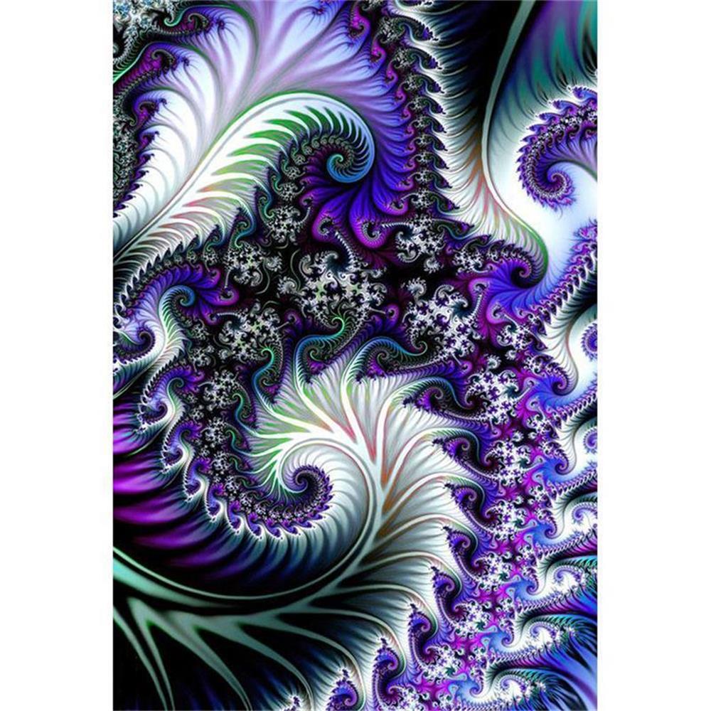 5D DIY Diamond Painting Full Round Drill Abstract Art Picture Heat Shape Pattern Diamond Mosaic Diamond Embroidery Home Decor