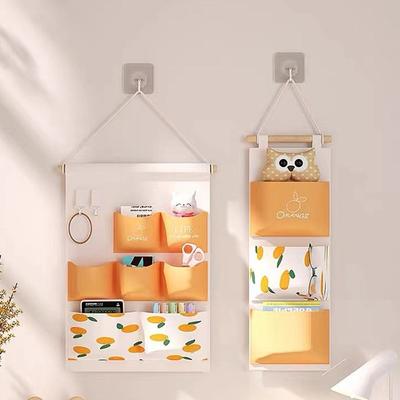 Wall Mounted Storage Bag Waterproof Bedside Organizer Multifuncional Hanging Bag  Dormitory