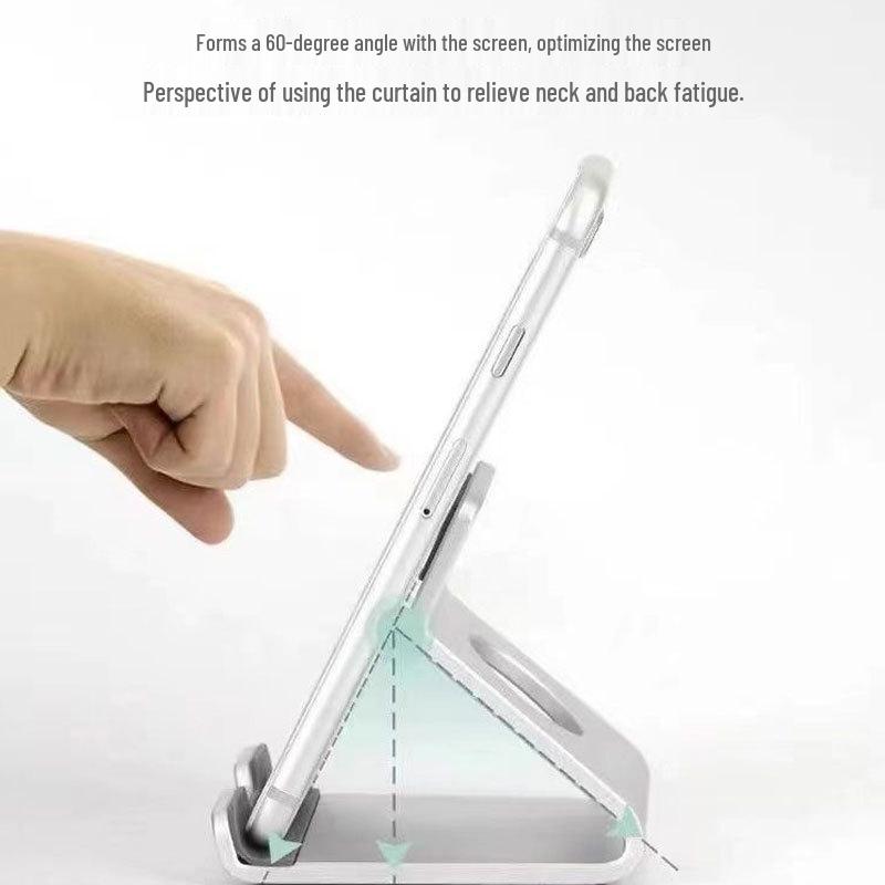 Sturdy Metal Phone & Tablet Stand: Durable, Drop-Resistant, Portable Holder with Storage