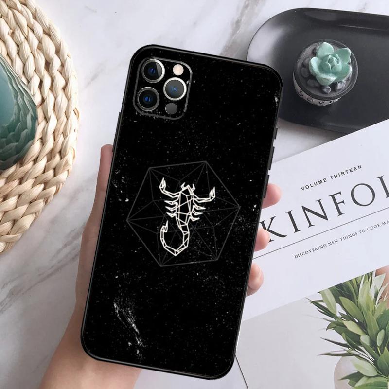 Custodia Animale Scorpione Per iPhone 15 11 12 13 14 Pro Max XS XR X 7 8 Plus 12 13 Mini 16 Pro Max Cover Morbida
