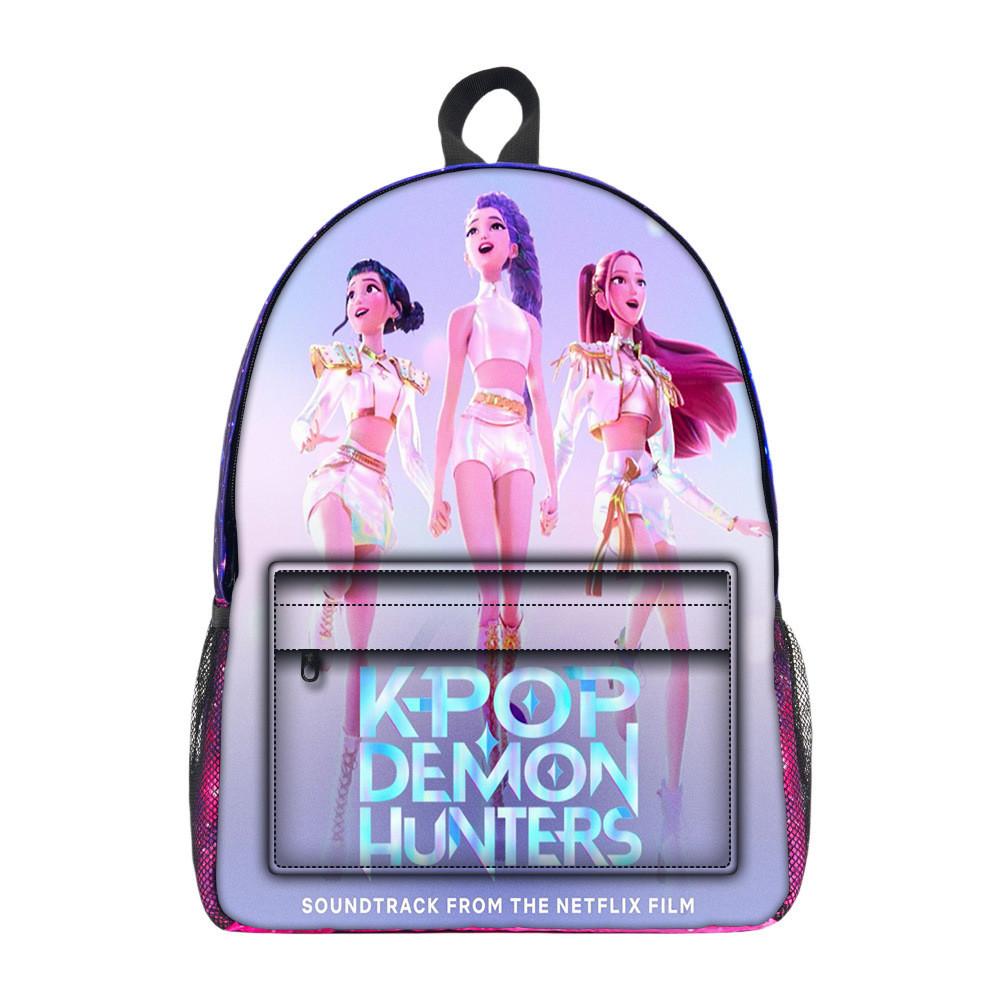 

Kpop Demon Hunters Backpack Large Capacity School Campus Use Style25