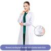 Unisex White Lab Coat for College Students, Doctors, Nurses, Beauty Salon Workers - Long or Short Sleeve Option