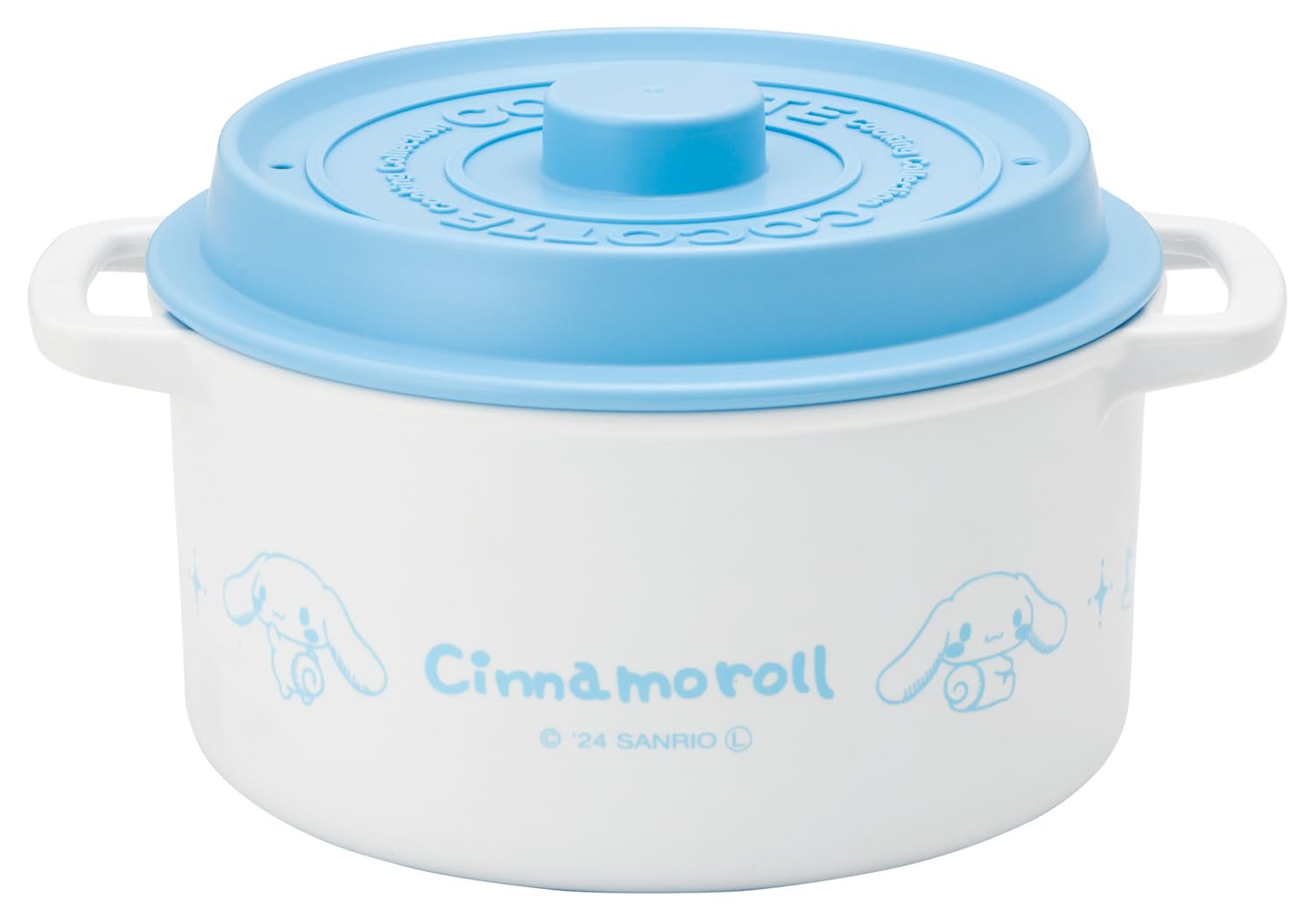 

Skater Cocotte-Style Microwave Pot, 680ml, Made in Japan, Sanrio Cinnamoroll Design, MWCP1-A