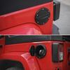 Black Fuel Filler Door Gas Tank Replace Cap Parts For Jeep Wrangler JK 2007-2018
