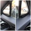 1 Pair Car Door Window A Pillar Post Cover Trim Molding Fit for Toyota C-HR CHR 2016 2017 2018 2019 2020 ABS Accessories