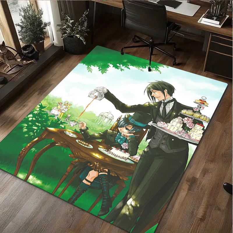 Black Butler Rug - Home carpet Office Decorative Carpet For Living Room Bedroom Door Mat Floor Rug Computer Chair Area Rug