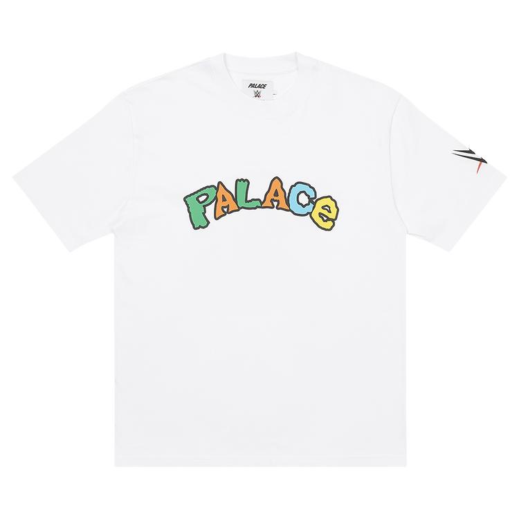 Palace X WWE Nice Day T-Shirt White Unisex Tops P22TS460